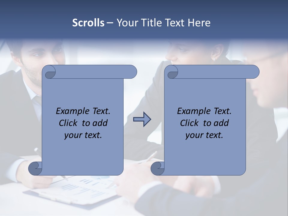 White Male Brainstorm PowerPoint Template