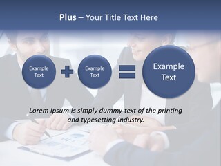 White Male Brainstorm PowerPoint Template