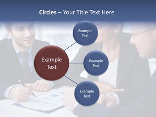 White Male Brainstorm PowerPoint Template