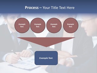 White Male Brainstorm PowerPoint Template