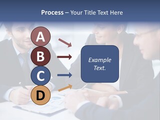 White Male Brainstorm PowerPoint Template