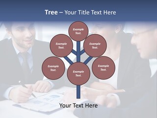 White Male Brainstorm PowerPoint Template