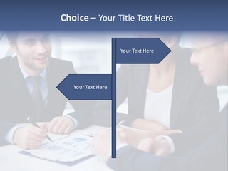 White Male Brainstorm PowerPoint Template