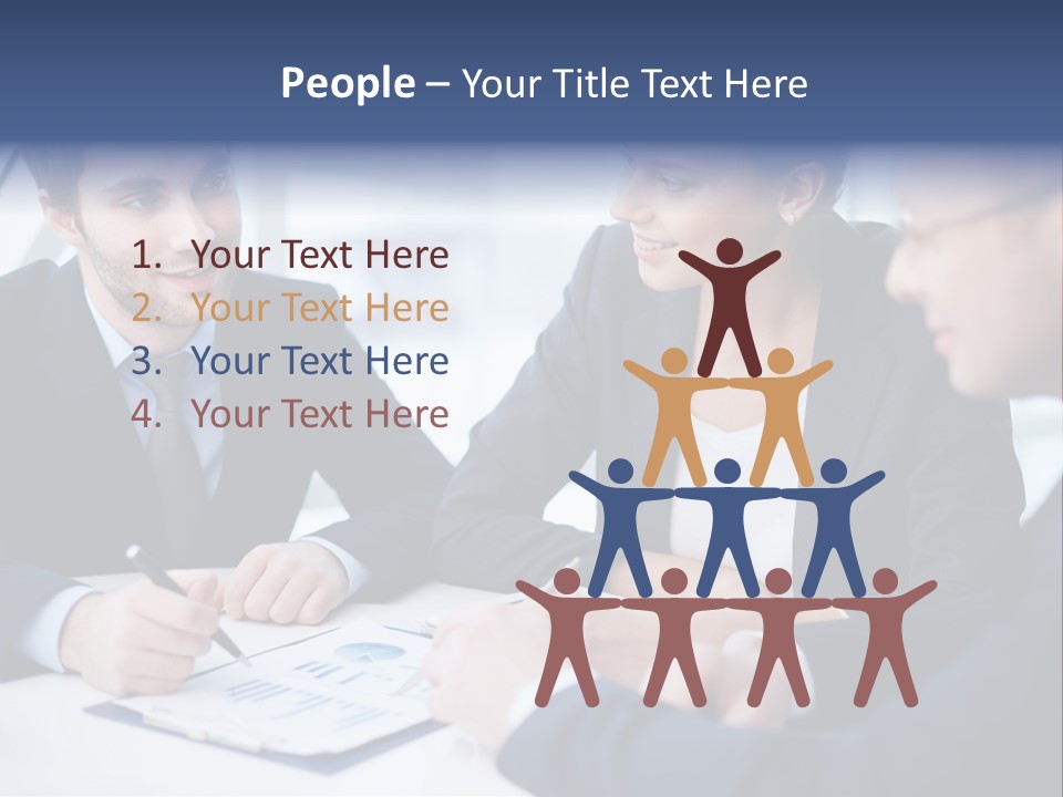 White Male Brainstorm PowerPoint Template