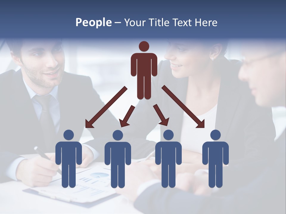 White Male Brainstorm PowerPoint Template