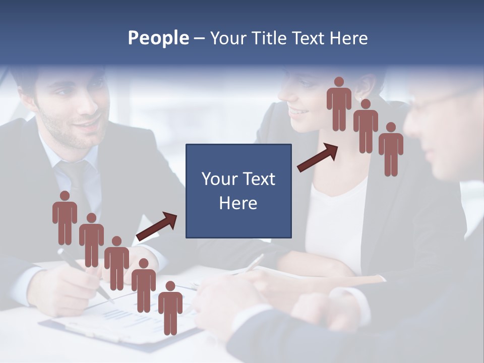 White Male Brainstorm PowerPoint Template