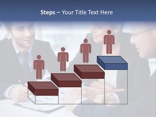 White Male Brainstorm PowerPoint Template