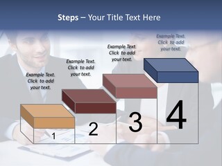White Male Brainstorm PowerPoint Template