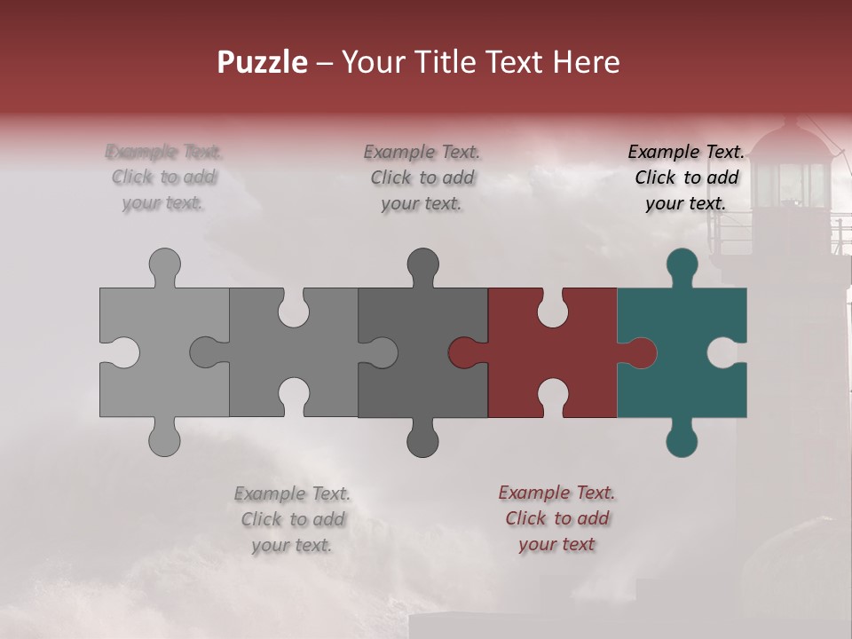 Pier Danger Outdoor PowerPoint Template