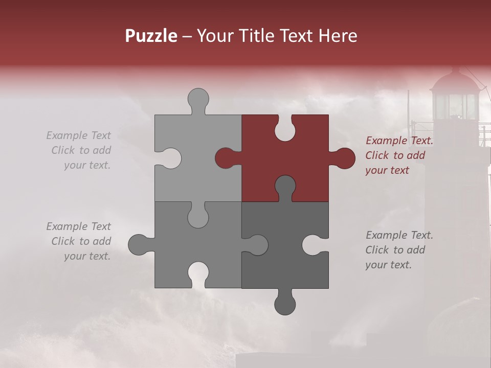 Pier Danger Outdoor PowerPoint Template