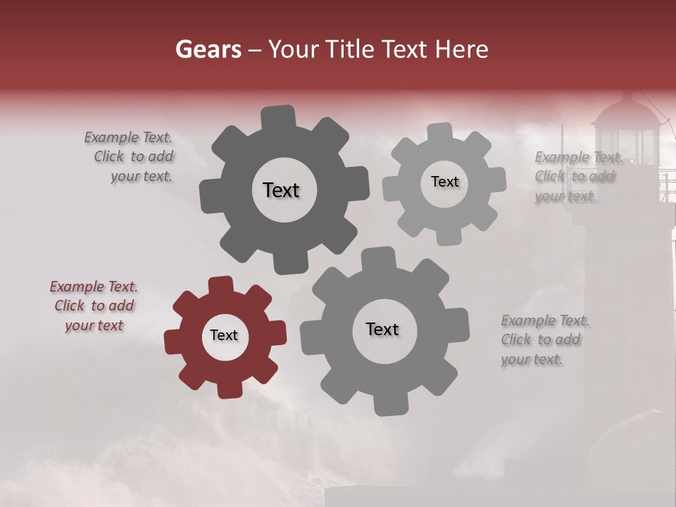 Pier Danger Outdoor PowerPoint Template