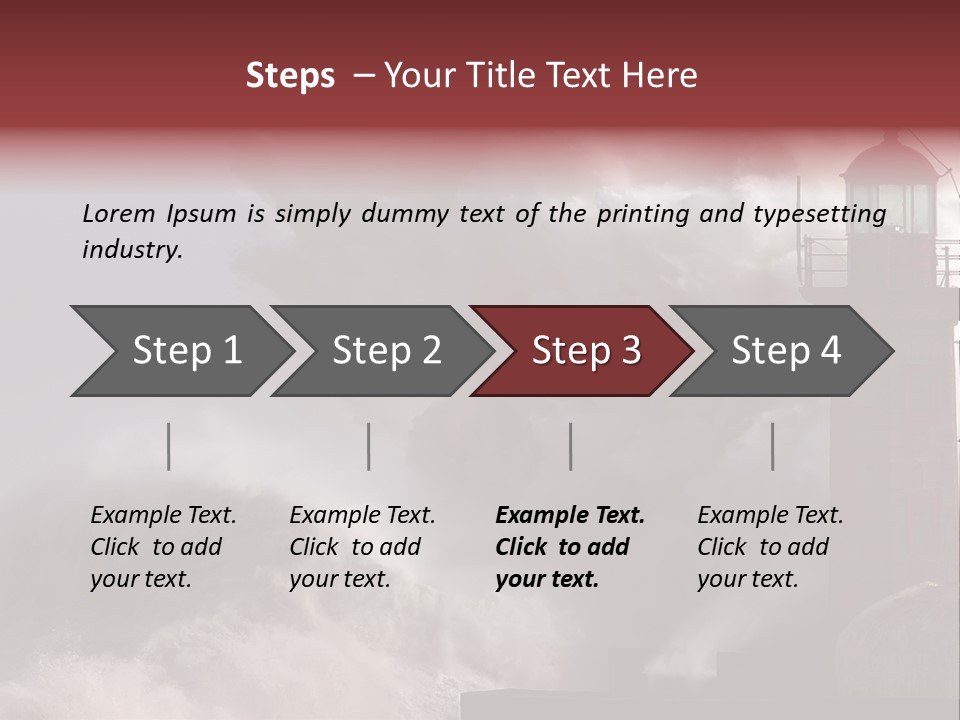 Pier Danger Outdoor PowerPoint Template