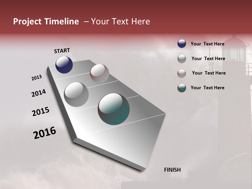 Pier Danger Outdoor PowerPoint Template