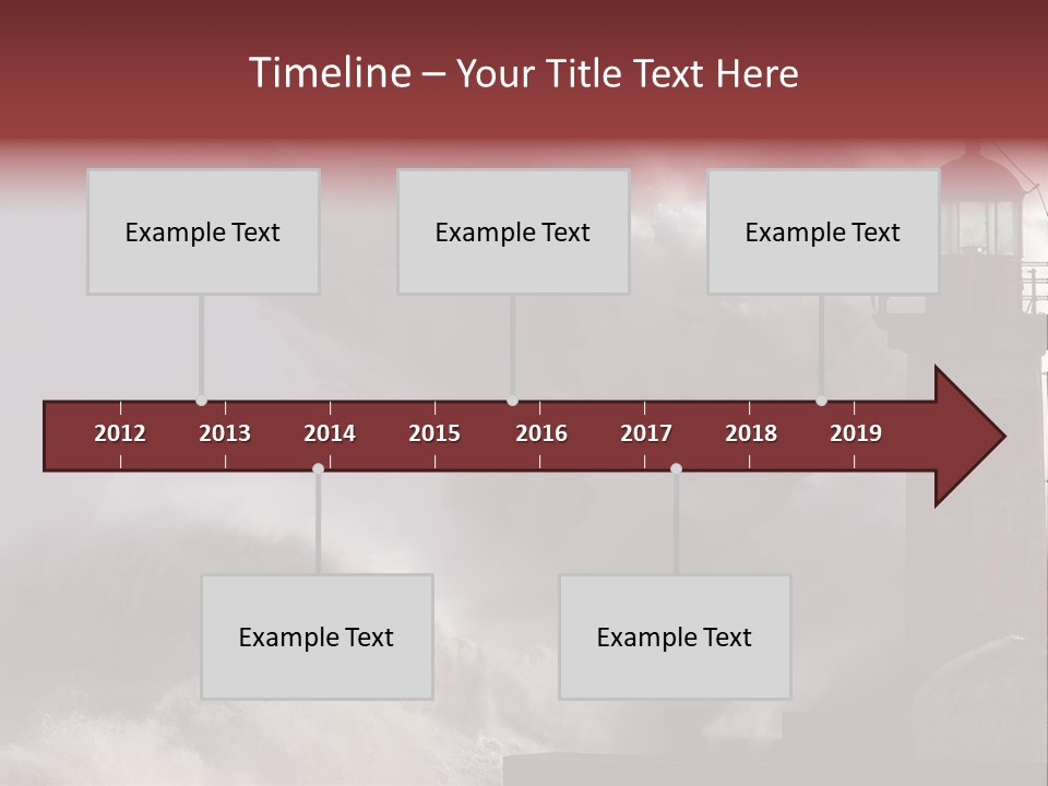 Pier Danger Outdoor PowerPoint Template