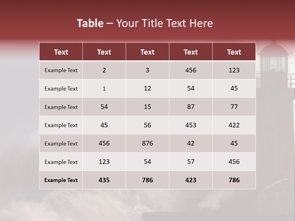 Pier Danger Outdoor PowerPoint Template