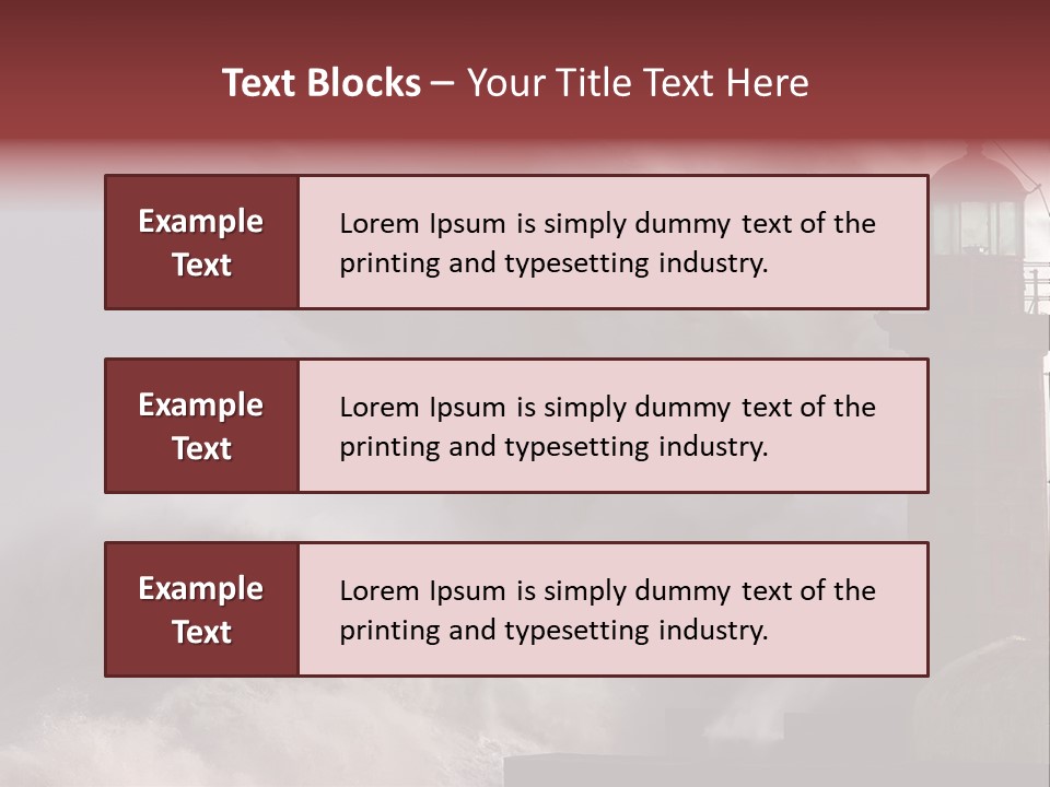Pier Danger Outdoor PowerPoint Template