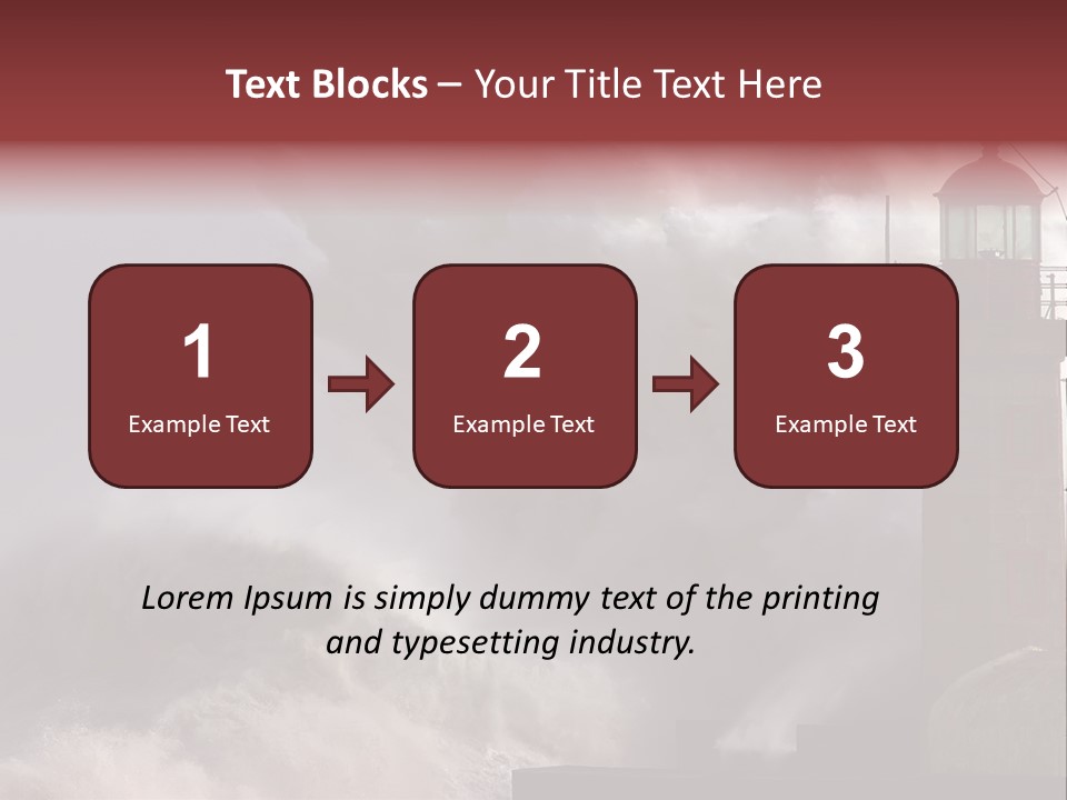 Pier Danger Outdoor PowerPoint Template