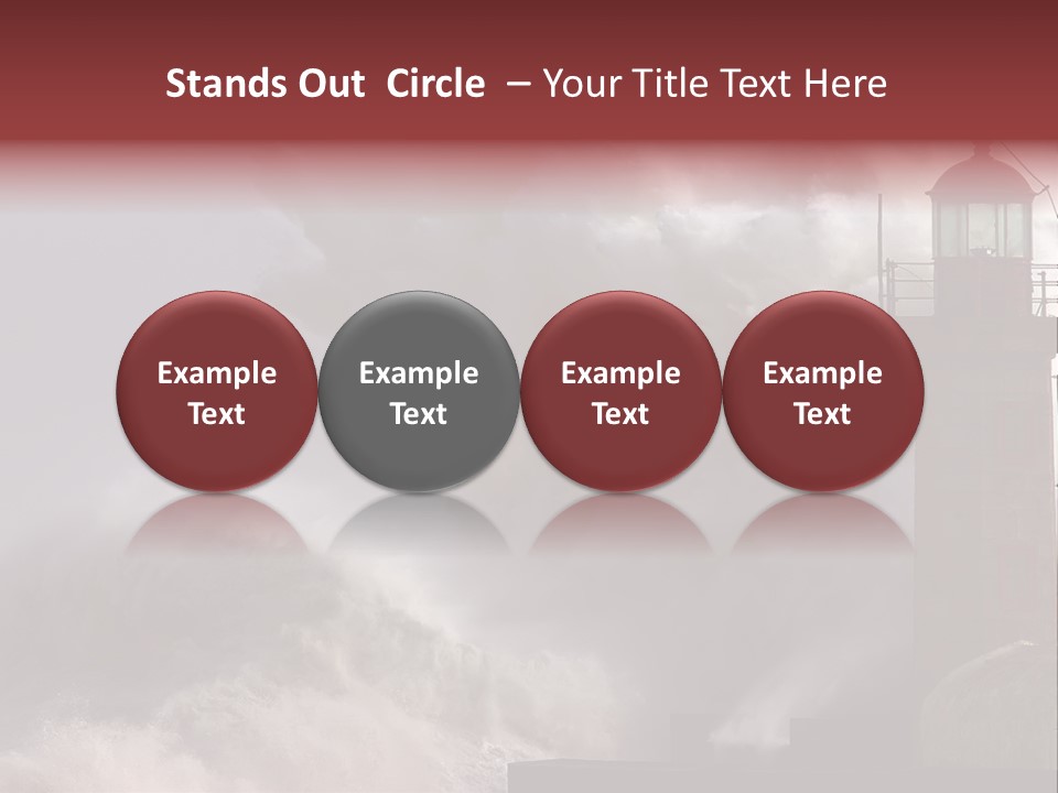 Pier Danger Outdoor PowerPoint Template