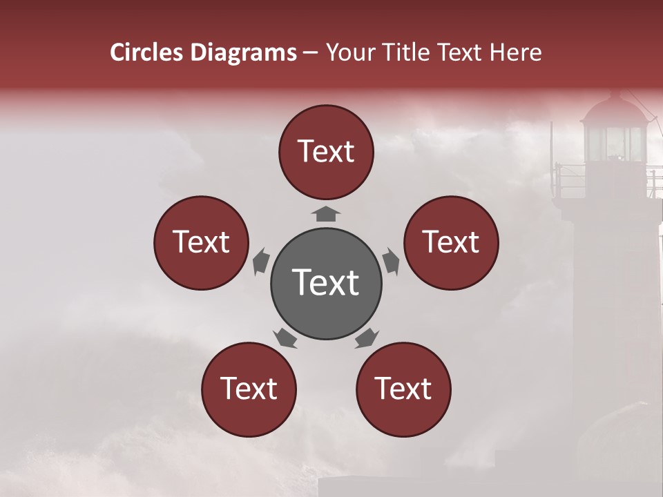 Pier Danger Outdoor PowerPoint Template