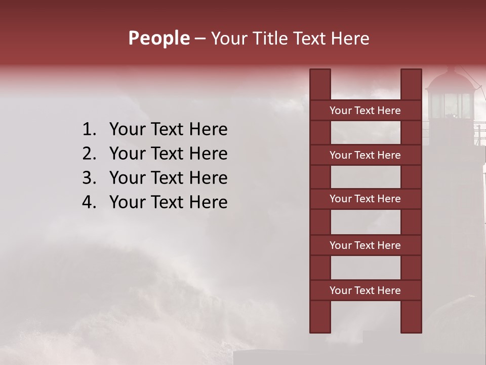 Pier Danger Outdoor PowerPoint Template