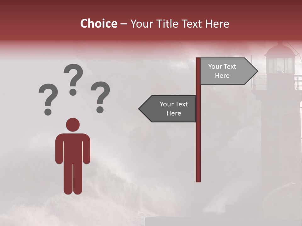 Pier Danger Outdoor PowerPoint Template