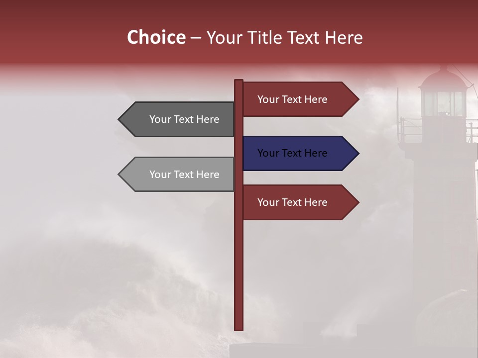 Pier Danger Outdoor PowerPoint Template