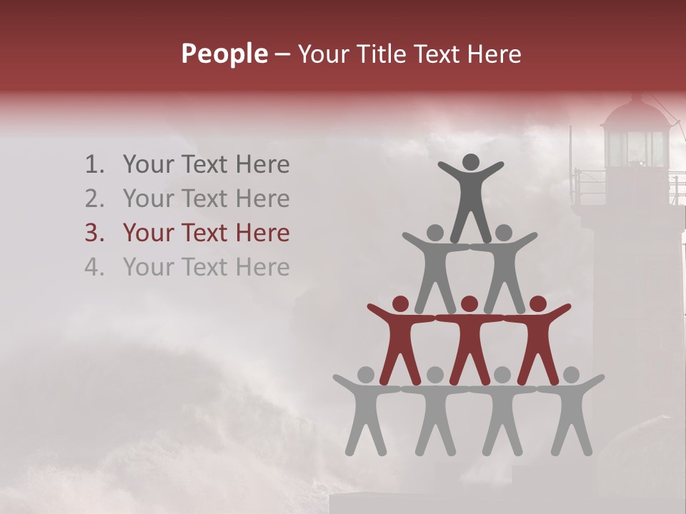 Pier Danger Outdoor PowerPoint Template