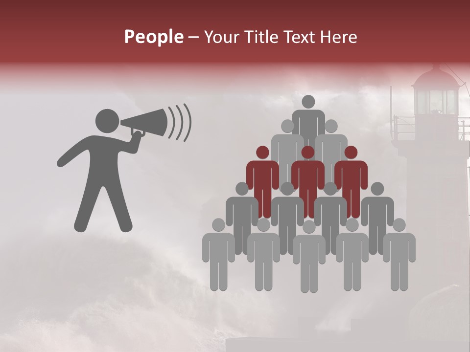 Pier Danger Outdoor PowerPoint Template