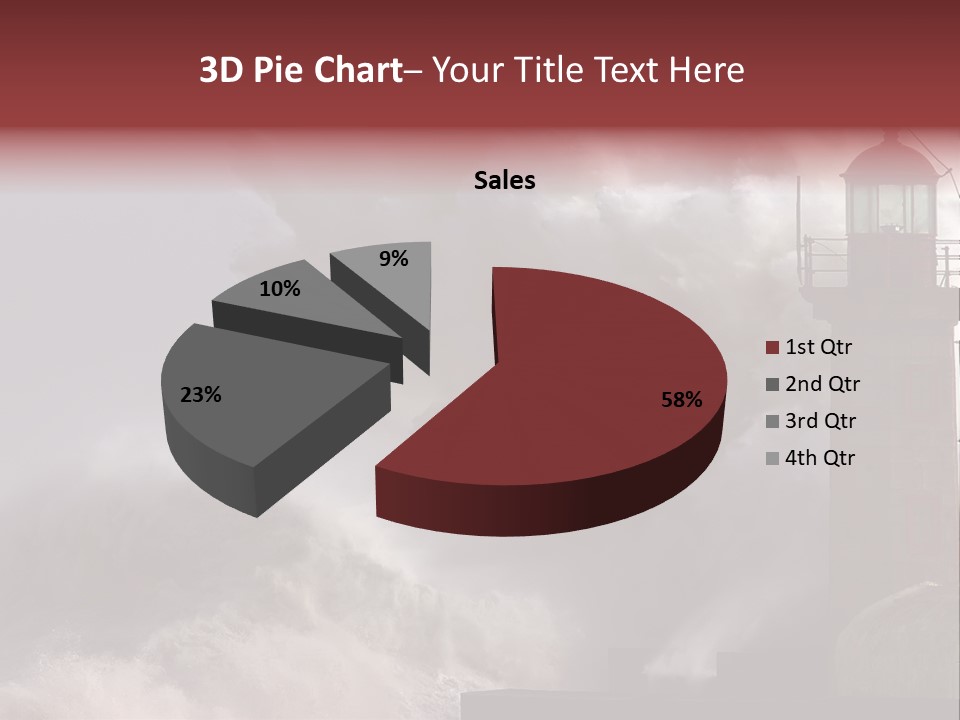 Pier Danger Outdoor PowerPoint Template