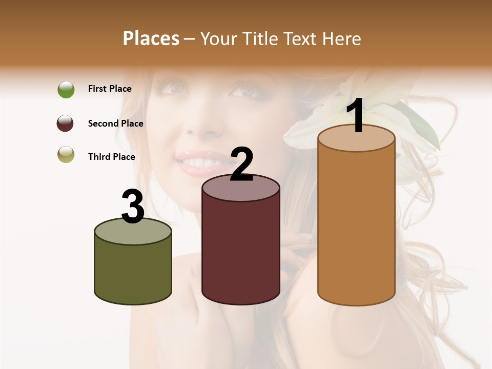 Teeth Isolated Flower PowerPoint Template