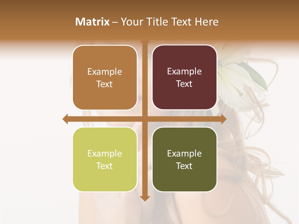 Teeth Isolated Flower PowerPoint Template