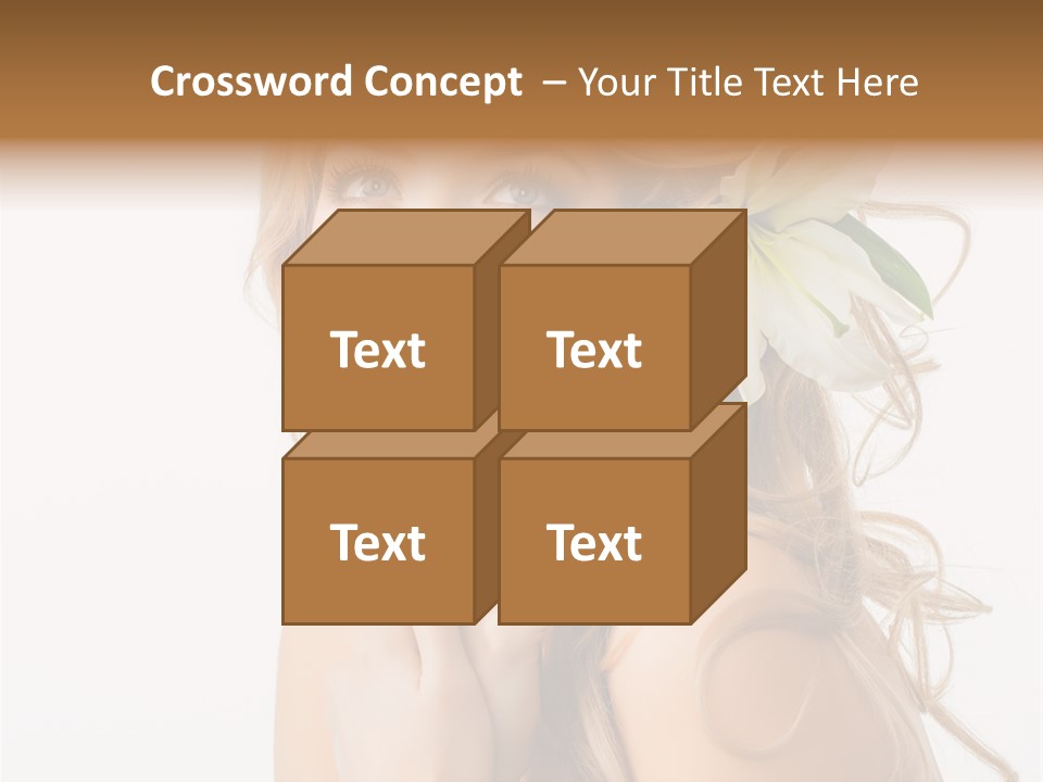 Teeth Isolated Flower PowerPoint Template