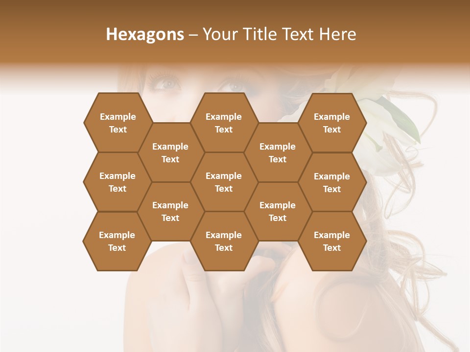 Teeth Isolated Flower PowerPoint Template