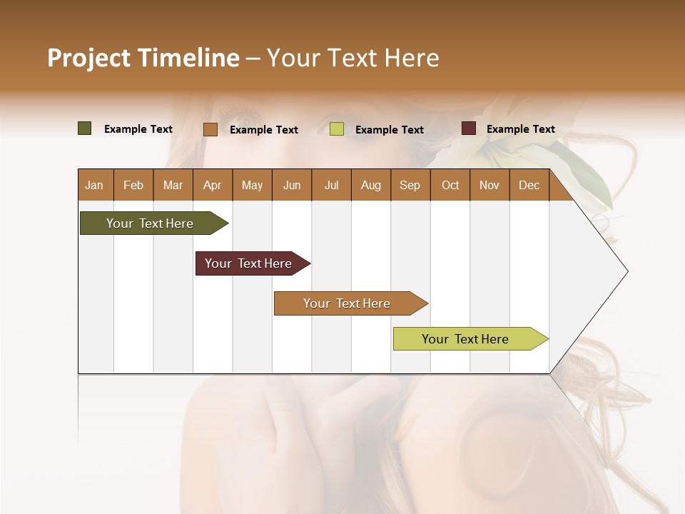 Teeth Isolated Flower PowerPoint Template