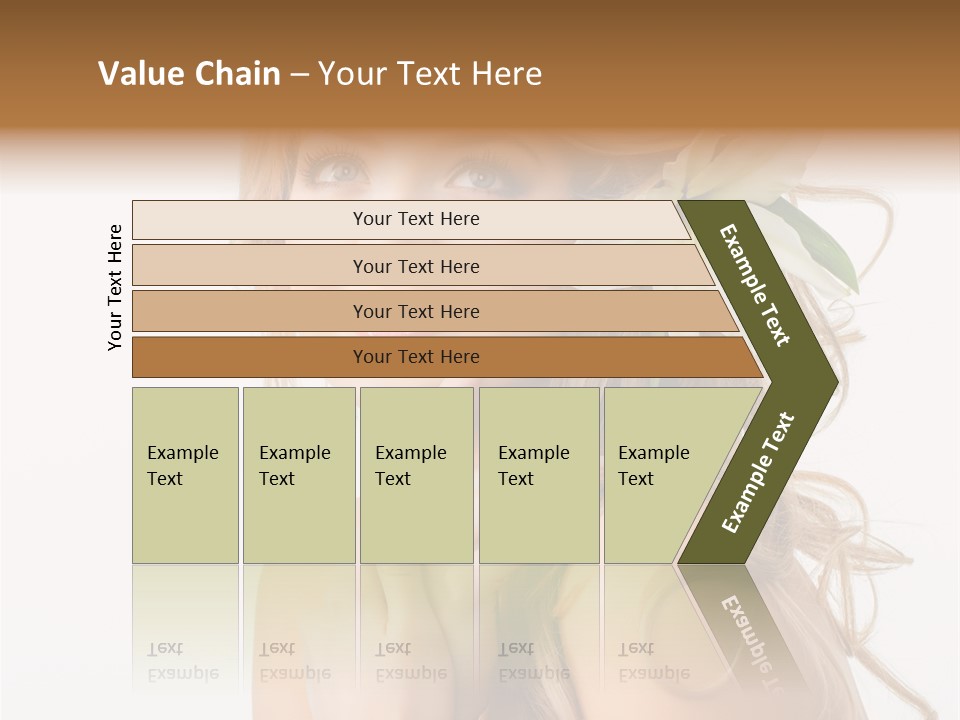 Teeth Isolated Flower PowerPoint Template
