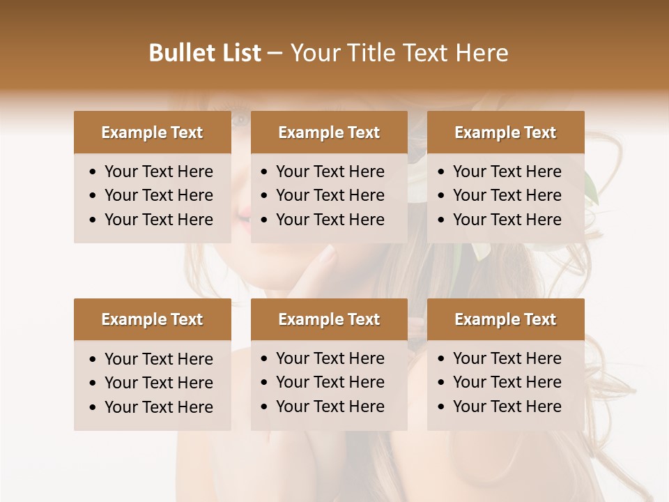 Teeth Isolated Flower PowerPoint Template