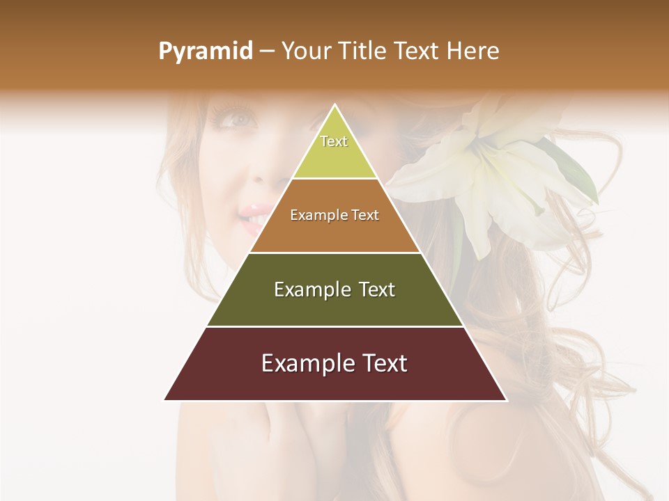 Teeth Isolated Flower PowerPoint Template