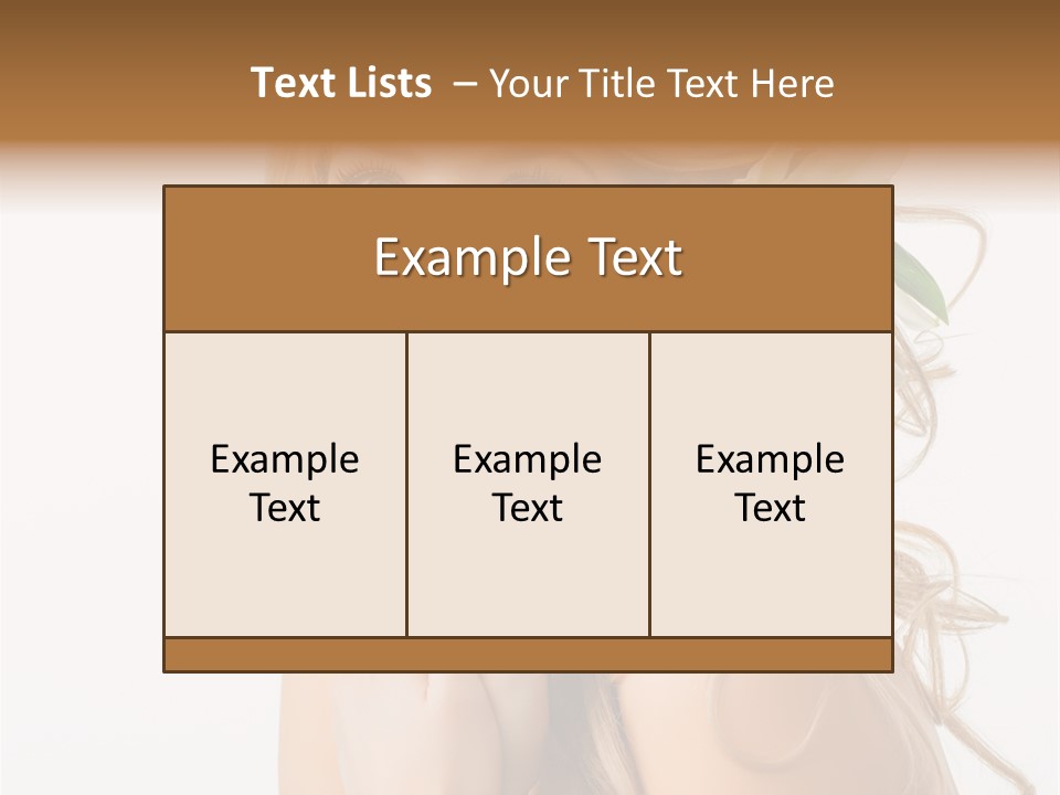 Teeth Isolated Flower PowerPoint Template