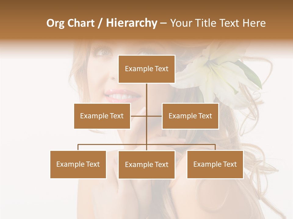 Teeth Isolated Flower PowerPoint Template