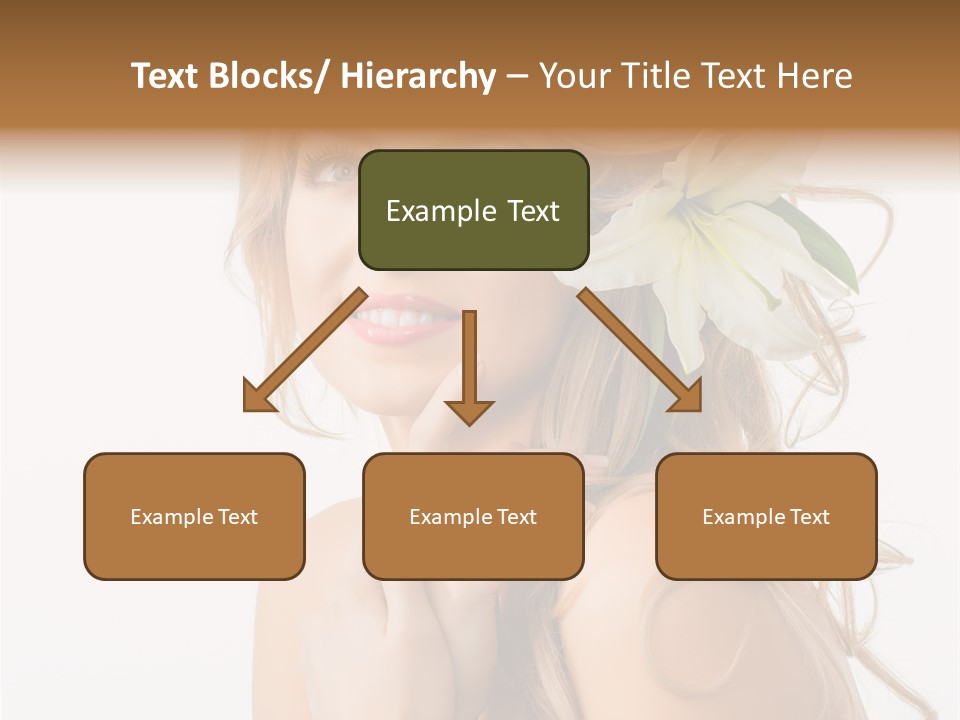 Teeth Isolated Flower PowerPoint Template