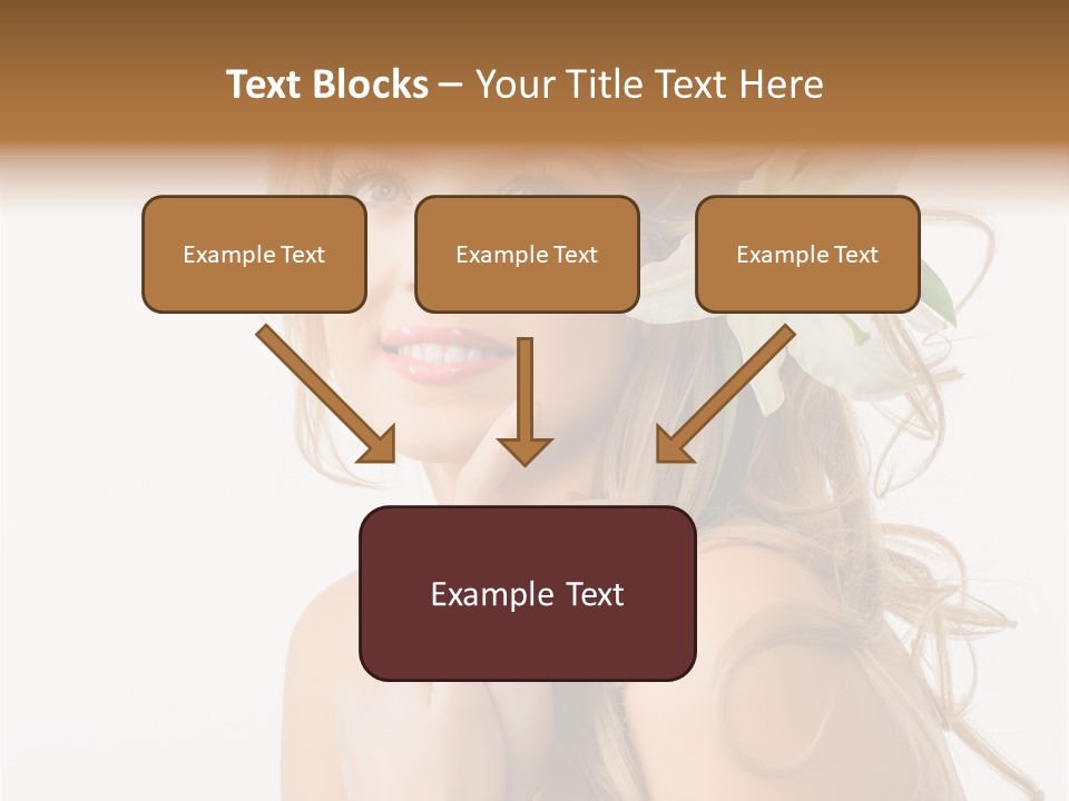 Teeth Isolated Flower PowerPoint Template