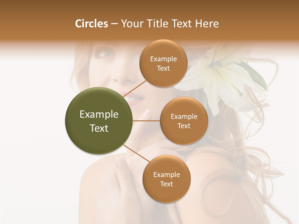 Teeth Isolated Flower PowerPoint Template