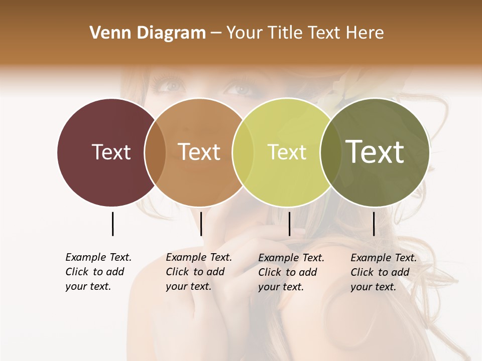 Teeth Isolated Flower PowerPoint Template