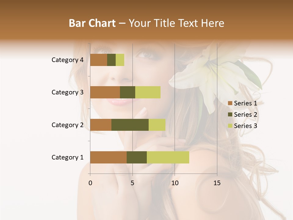 Teeth Isolated Flower PowerPoint Template