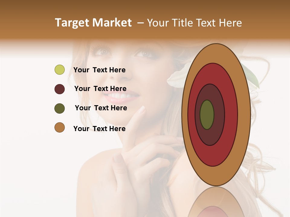 Teeth Isolated Flower PowerPoint Template