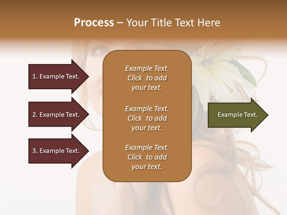 Teeth Isolated Flower PowerPoint Template