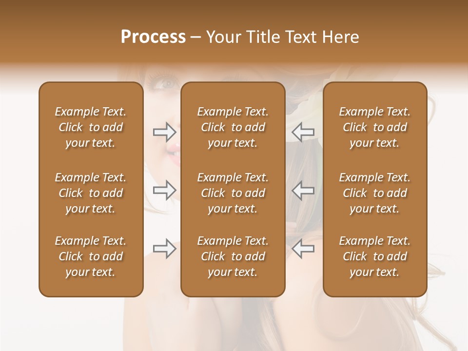 Teeth Isolated Flower PowerPoint Template