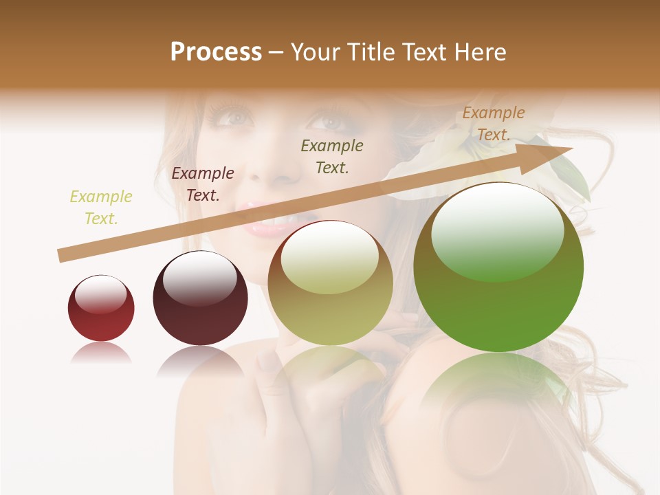 Teeth Isolated Flower PowerPoint Template