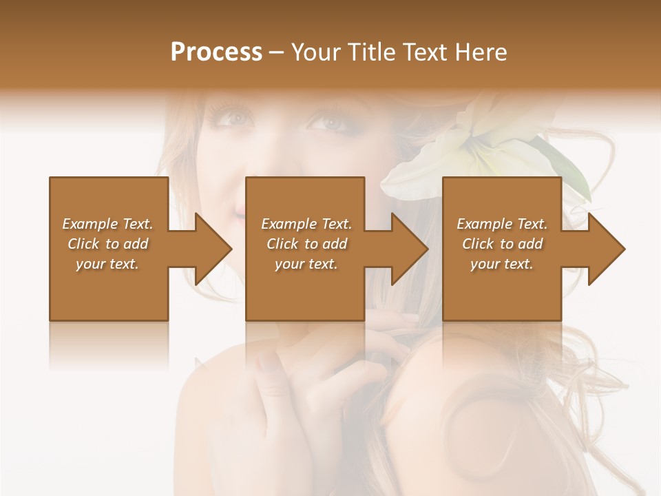 Teeth Isolated Flower PowerPoint Template