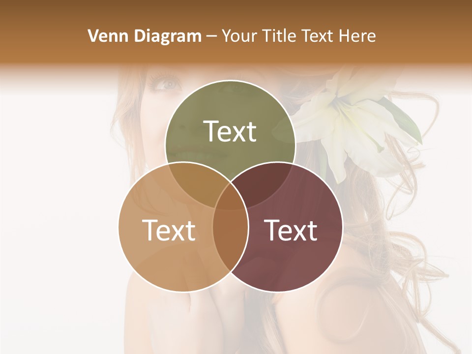 Teeth Isolated Flower PowerPoint Template